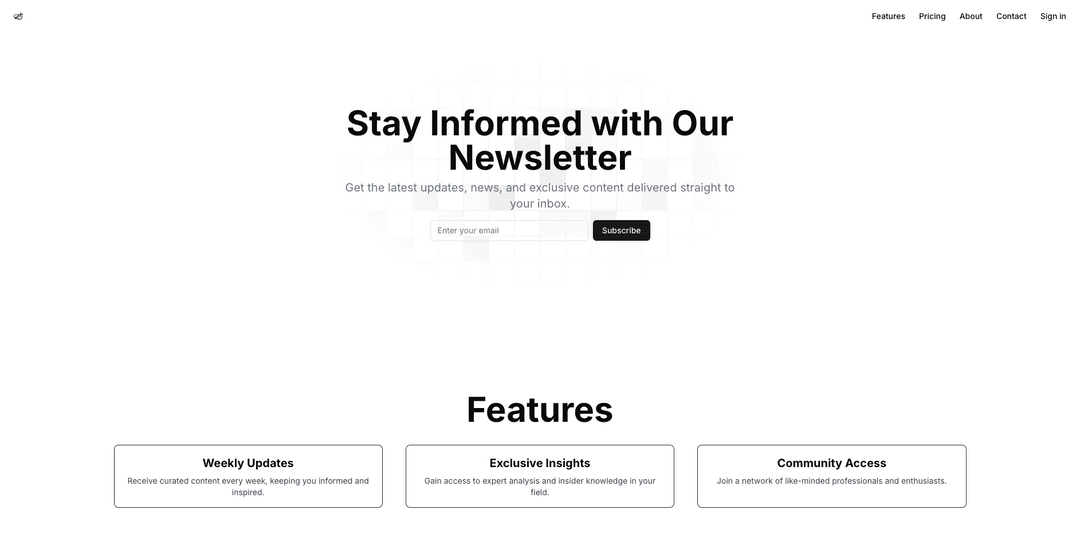 Scalable Newsletter App