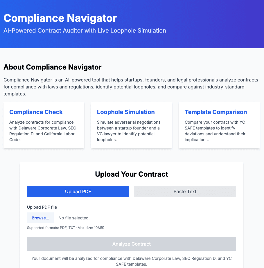 Compliance Navigator